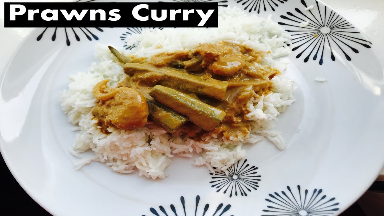 Prawns Curry and Lady Fingers Goan Lets Cook With Myra YouTube