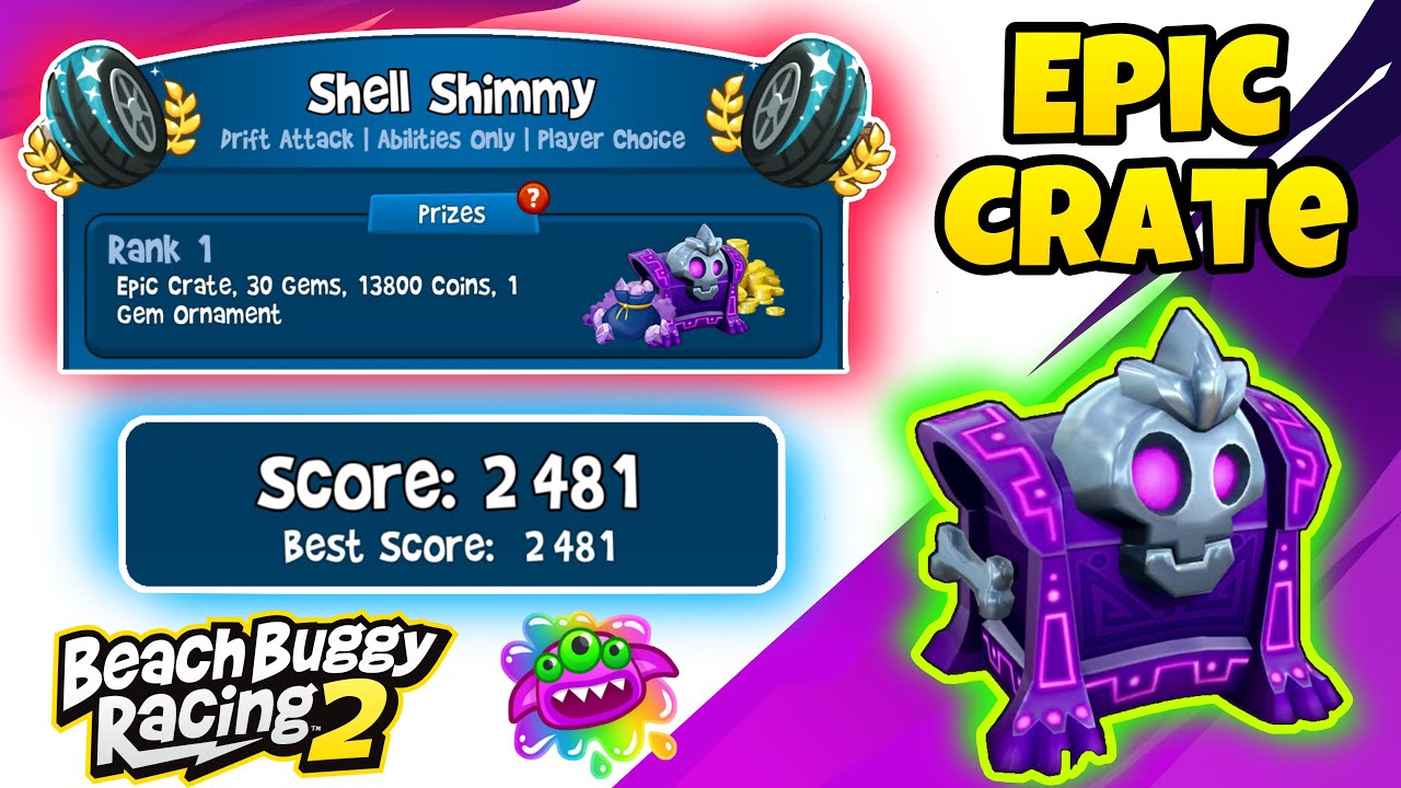 Shell Shimmy 🪁| Epic Crate🪼Prize | Lightning GT🌩️+Mikka🍇| Beach Buggy ...