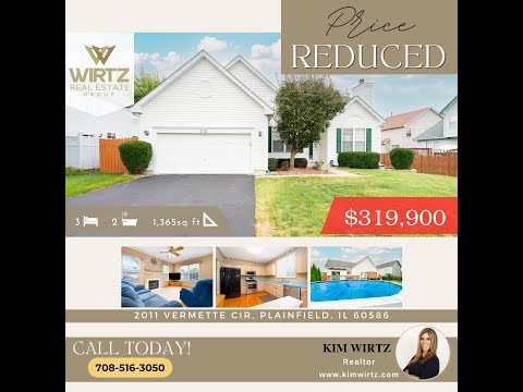 2011 Vermette Cir, Plainfield, IL home video tour