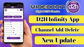 D2H Infinity App : Videocon D2h App | How To Use | Channel Delete / Add | Channel selection screenshot 3