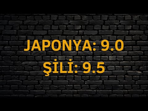 Peki Ya Şili ve Japonya Dünya Tarihinin En Büyük Depremlerini Nasıl Yendi ?