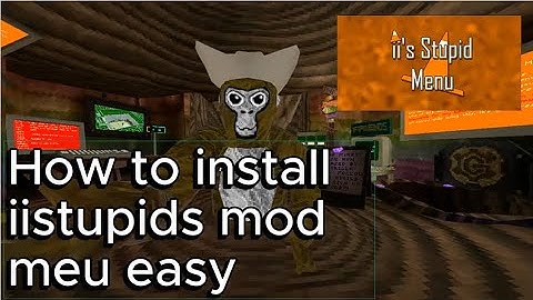 how to install iistupid mod menu -gorilla tag-mods-utilla -yuzzi camera mod-monkey mod managar