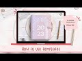 How to use PNG & PDF templates // ChellyPlanners // 2023 Collection