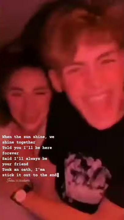 When the sun shines we shine together 💫♥️