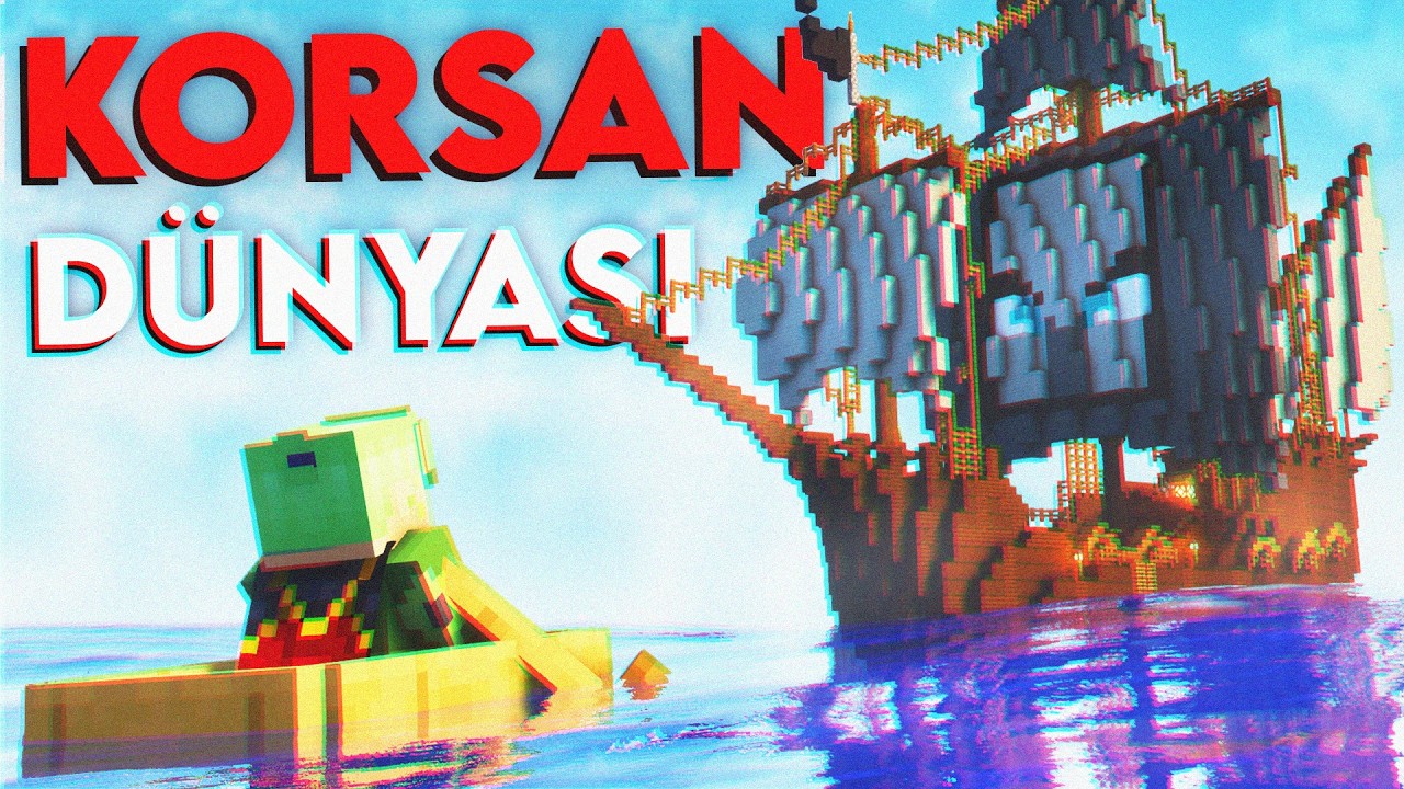 Minecraft'ta Korsan Olarak 100 Gün Hayatta Kalmaya Çalıştım...