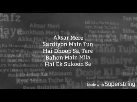 Shrey Singhal  Tu Mila  Lyrics HD Quality