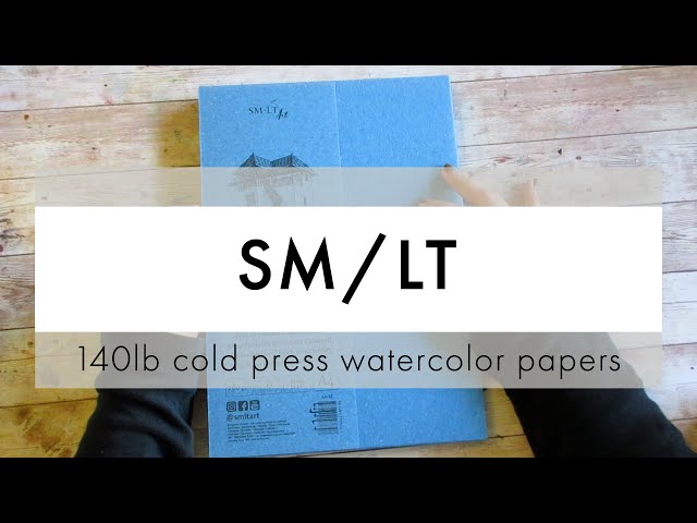 Checking out the SM/LT 140 lb watercolor paper pad - non-cotton watercolor  paper reviews 