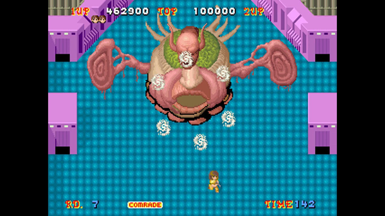 Alien Syndrome (Arcade, US version) 1-ALL 1CC, no miss / no death, game over at 2-6