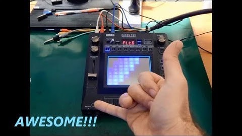 Korg Kaoss KP3 Touch Pad Stuck Repair & LED Colour Mod