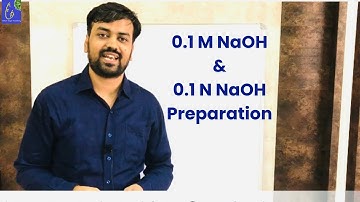 How to prepare 0.1 M NaOH and 0.1 N NaOH solution