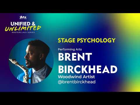 ACT-SO Masterclass: Stage Psychology