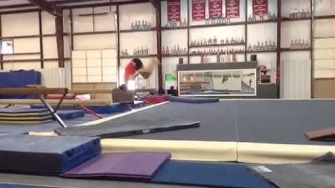 Isabel Mlo - 2014 Level 10 Floor Training - FHS / double twist / front tuck