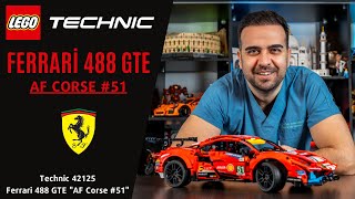 LEGO Technic 42125 Ferrari 488 GTE AF CORSE #51 İnceleme vs Porsche 911 RSR