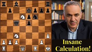 Kasparovs Phenomenal Calculation Move Of The Day Kasparov Vs Anand Insane Chess Calculation