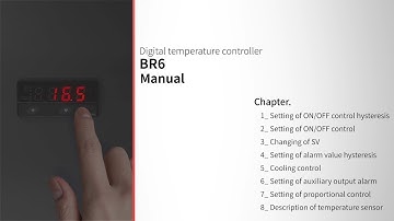 [Hanyoungnux] Digital temperature controller BR6 - How to set