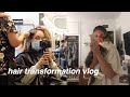 VLOG 23: hair transformation, chill day + mini night routine