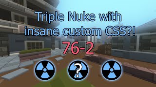 [Krunker.io] Triple Nuke with insane custom CSS