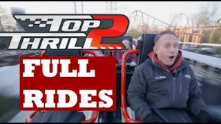 Top Thrill 2 FULL RIDES  Rider cam, Drone Cam, POV  Cedar Point,  Sandusky Ohio