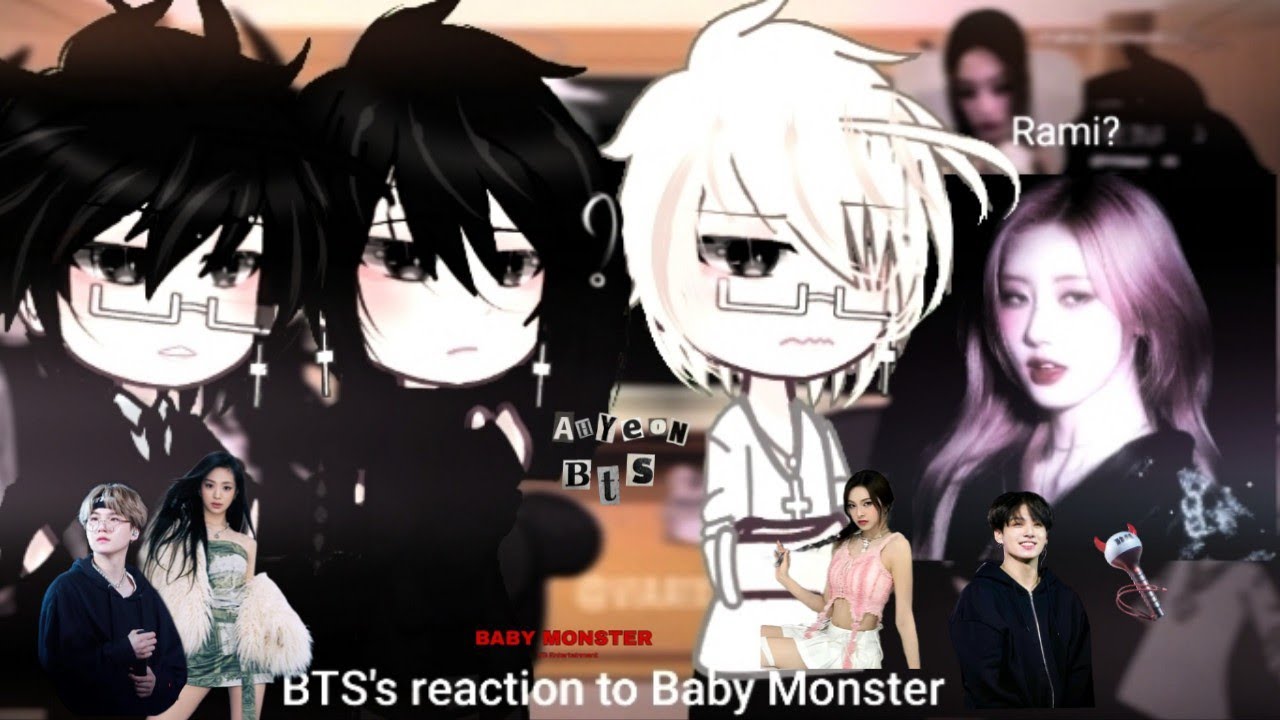 Реакция BTS на BabyMonster ⊹ ‧₊ I I #BTS #babymonster #gacha #gachaclub //🇧🇷 //🇺🇸//⊹ᰔ₊‧.°.