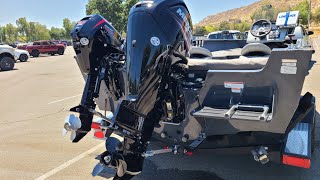 Mercury 9.9 EFI kicker motor full install onto Tracker Pro Guide V-175.