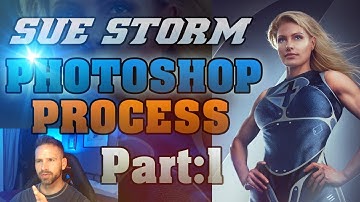 Sue Storm Photoshop Compositing Process: Part 1