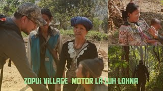 Motor in ala tlawh pawh loh khua Zopui Mamit District | Zopui village is not approached by the road