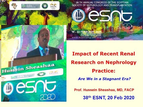 Impact of Recent Research on Nephrology Practice: Are We in a Stagnant Era? Prof. Hussein Sheashaa