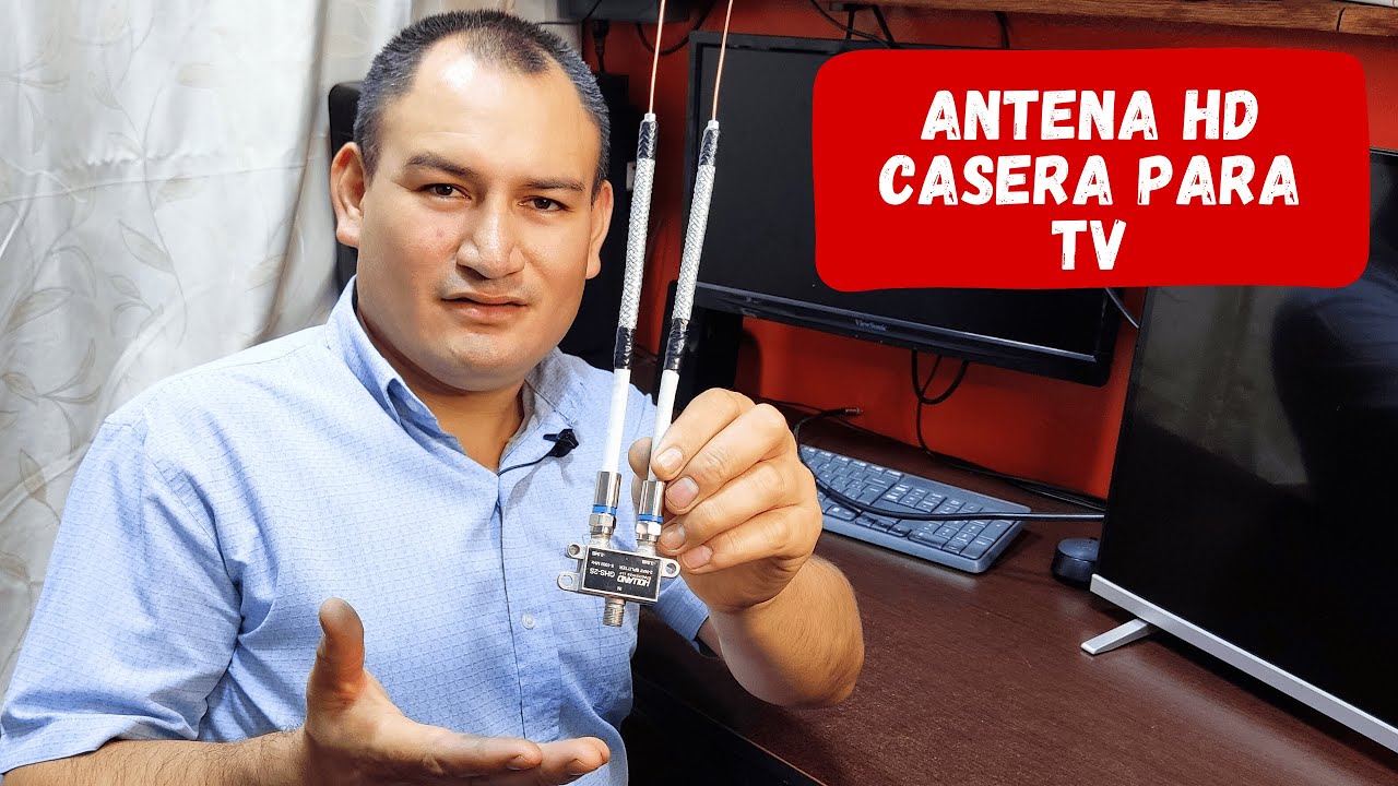 Como hacer una ANTENA HD casera 2023/ Antena HD para TV // Fácil y  económico III 