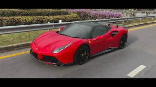 เปิดเสียงดังดัง ให้กระหึ่ม เพิ่มความมันไปกับม้าลำพองตัวแรง วิ่งเร็ว Ferrari 488 GTB Novitec Carbon