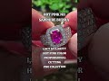 pro COLECTION hot pink sapphire burma no heat