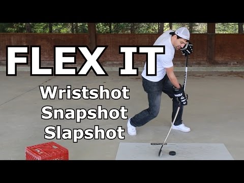 Flexing the stick - Wristshot, Slapshot and Snapshot - Complete Shot video  5 