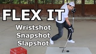 Flexing the stick - Wristshot, Slapshot and Snapshot - Complete Shot video 5 screenshot 4