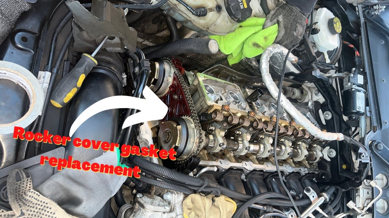 Changing my Rocker cover gasket on my M135i - YouTube