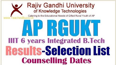 Ap #IIIT RGUKT  2nd  phase selection  list released  ap RGUKT  new update ap RGUKT  2nd phase update
