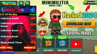 How to hack Mini Militia 2024 🤩| Mini Militia ko kaise hack kre 🥰| Latest Hack | Mini Militia mods