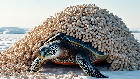 Một chú rùa bị hàng triệu con hà bao vây được giải cứu thành công