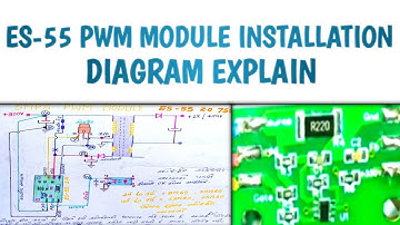 ES-55 PWM MODULE INSTALLATION DIAGRAM EXPLAIN | MULTANI ELECTRONIC | #youtube #youtubegrowth #ledtv