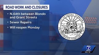 More Omaha road work starts Today which could impact your commute