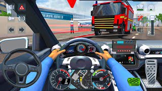 City Taxi Driving Simulator: Super sport car city traffic driving real car game - android gameplay screenshot 2