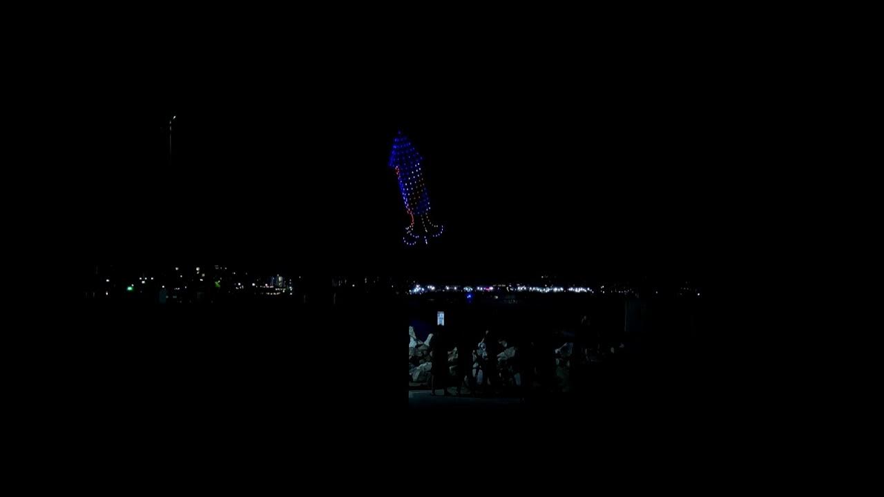 Redondo beach july 4th drone show 2023 youtube