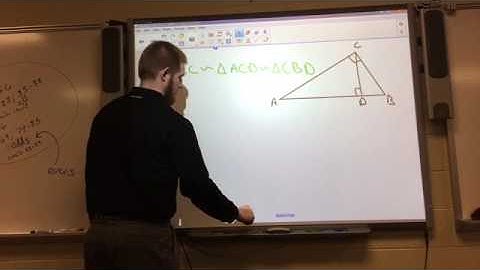 Geometry-9.1 Similar Right Triangles