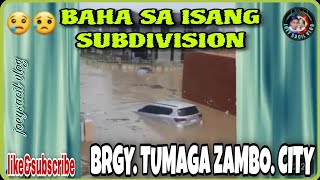 Baha Sa Isang Subdivision Sa Brgy. Tumaga Zamboanga City Halos Umaabot Ng 2Nd Floor