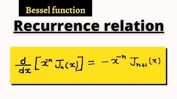 Recurrence relation-2 | Bessel function | Rajasthan University msc maths | advance engineering maths
