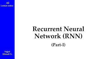 Recurrent Neural Network (Part1)