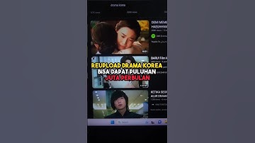 Reupload Drama Korea Dapat Puluhan Juta Perbulan #idekonten #idekontenyoutube #youtuberpemula