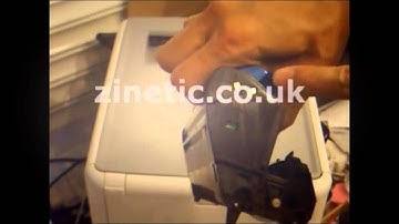 How to reset your OKI C3300 C3400 C3600 laser printers drum unit