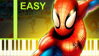 ULTIMATE SPIDER-MAN TOTAL MAYHEM THEME - EASY Piano Tutorial