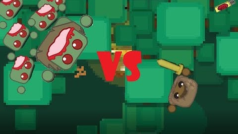 Zombie Mode Gameplay! | Starve.io