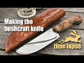 Messerbau Folge 92 - Making the bushcraft knife (time lapse)