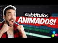 Ya podemos hacer SUBTÍTULOS ANIMADOS con Davinci Resolve!!